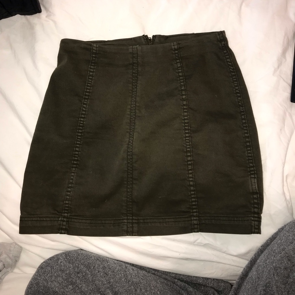 Denim skirt!